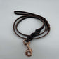 Braided gold - Exclusive set necklace with leash
